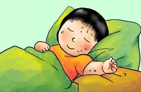 Biểu hiện ra mồ hôi trộm ở trẻ em