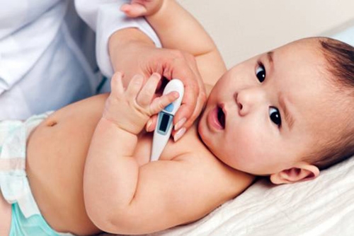 Trẻ sốt do mắc viêm màng não do vi khuẩn